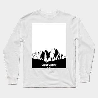 Mount Whitney California Long Sleeve T-Shirt